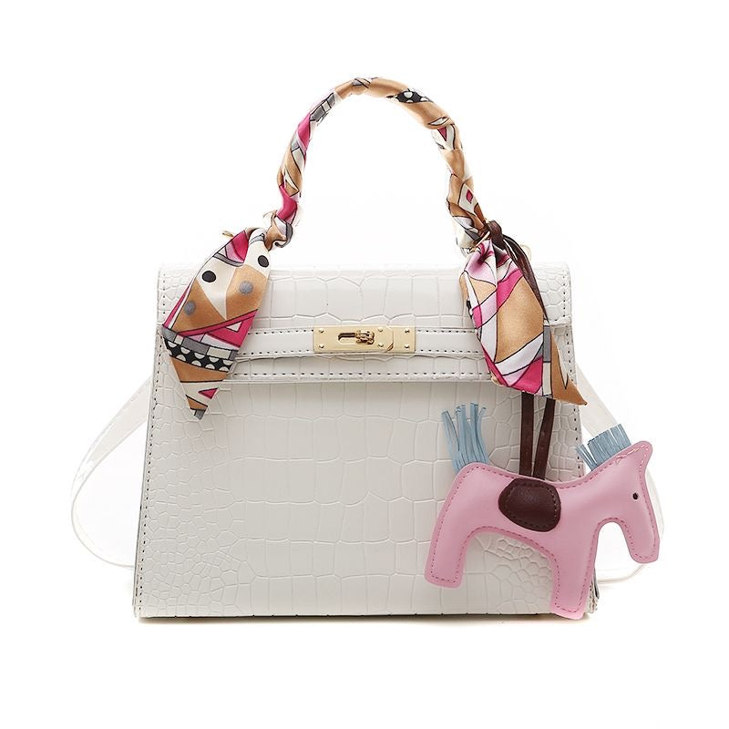 Aiké Maison Croc-Embossed Satchel