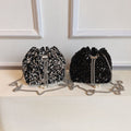 Aiké Éclat Sequin Drawstring Bucket Bag