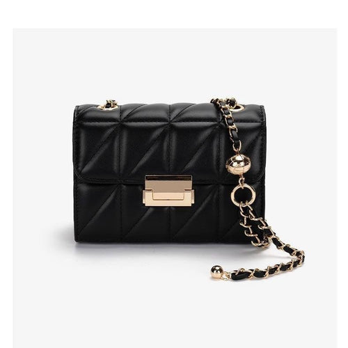 Aiké Classique Diamond-Quilted Flap Bag