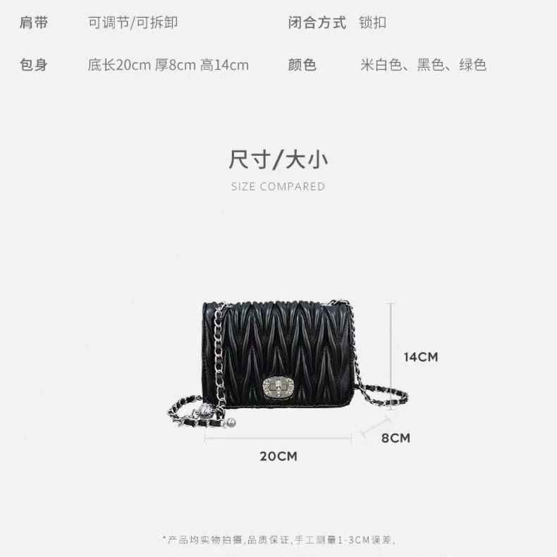 Aiké Ondine Pleated Flap Bag