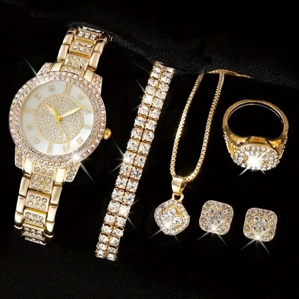 Scintilla Crystal Watch & Accessories Gift Set